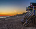 The Huts at First Light